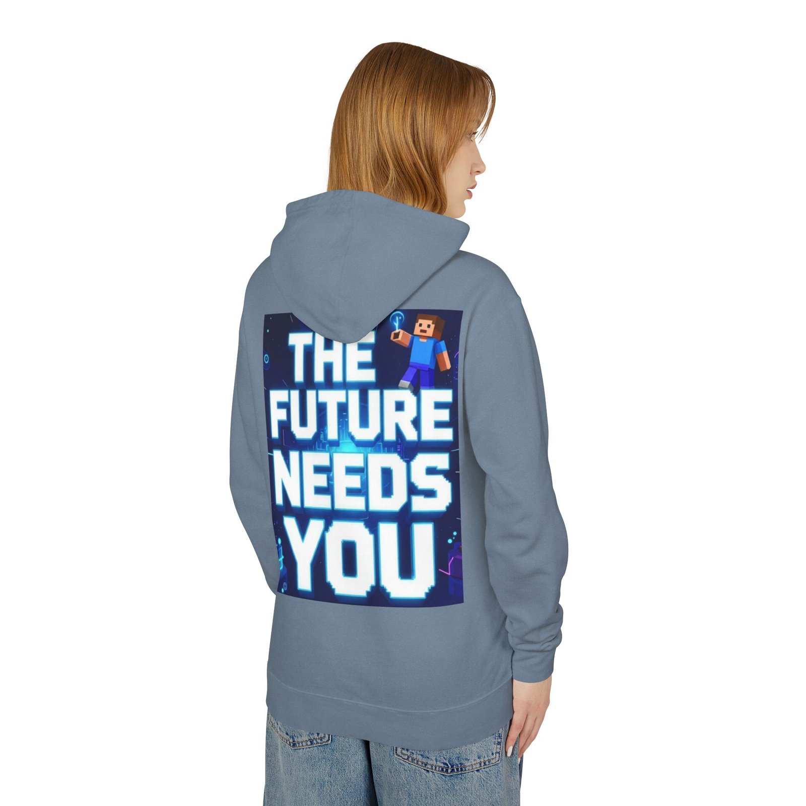 Hoodie — "The Future Needs You" Motivational Graphic Hoodie - Image 36
