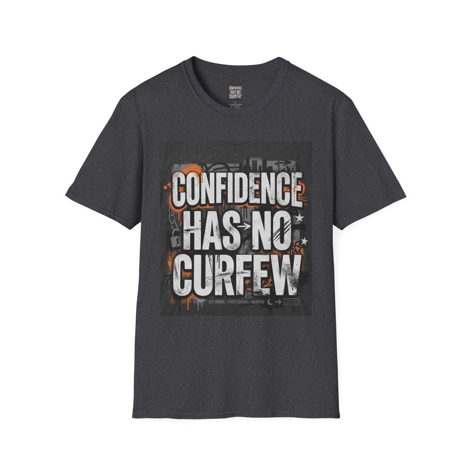 Confidence Has No Curfew T-Shirt — Empowering Urban Graphic Tee - Image 39
