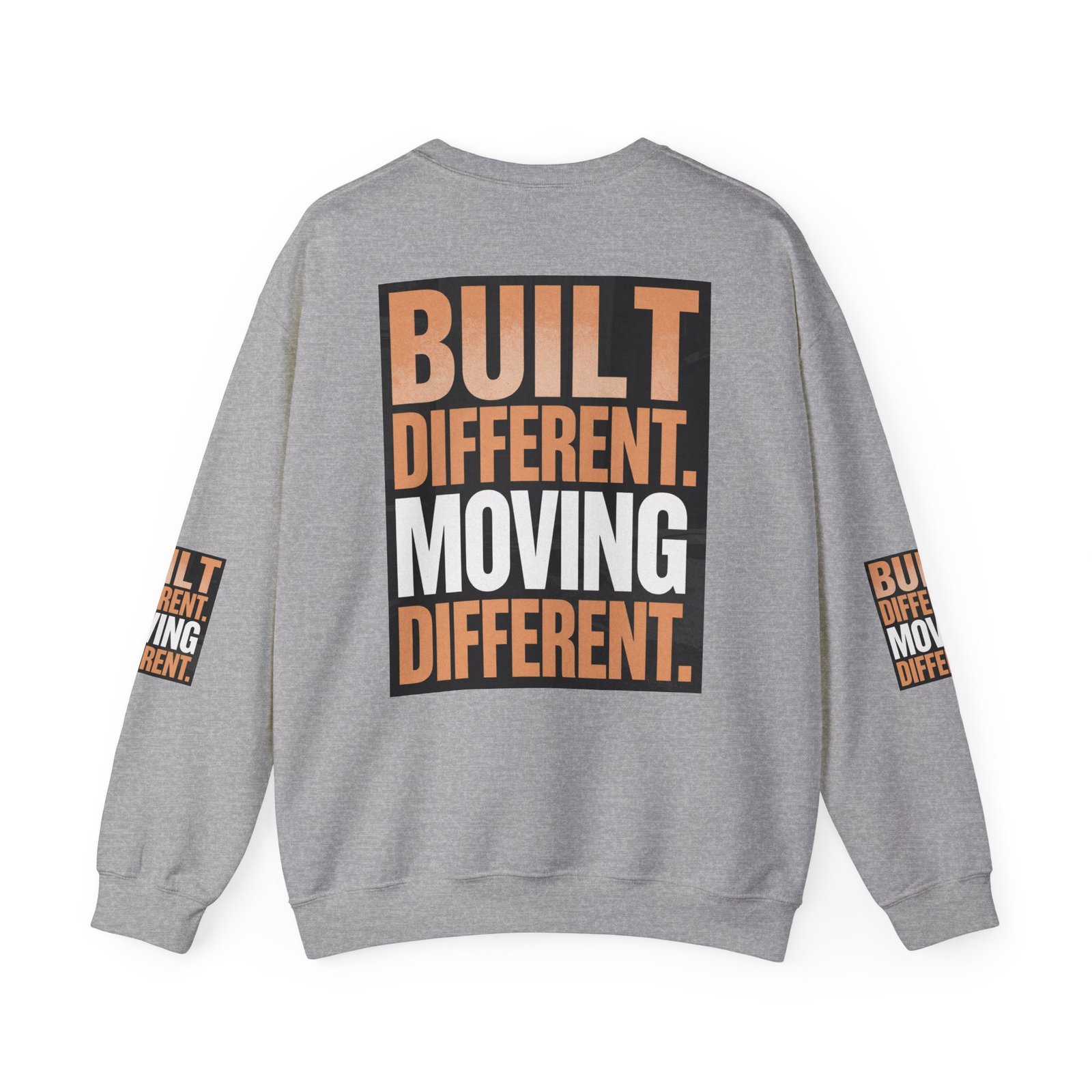 Built Different Crewneck Sweatshirt — "Built Different. Moving Different." Graphic Pullover - Image 22