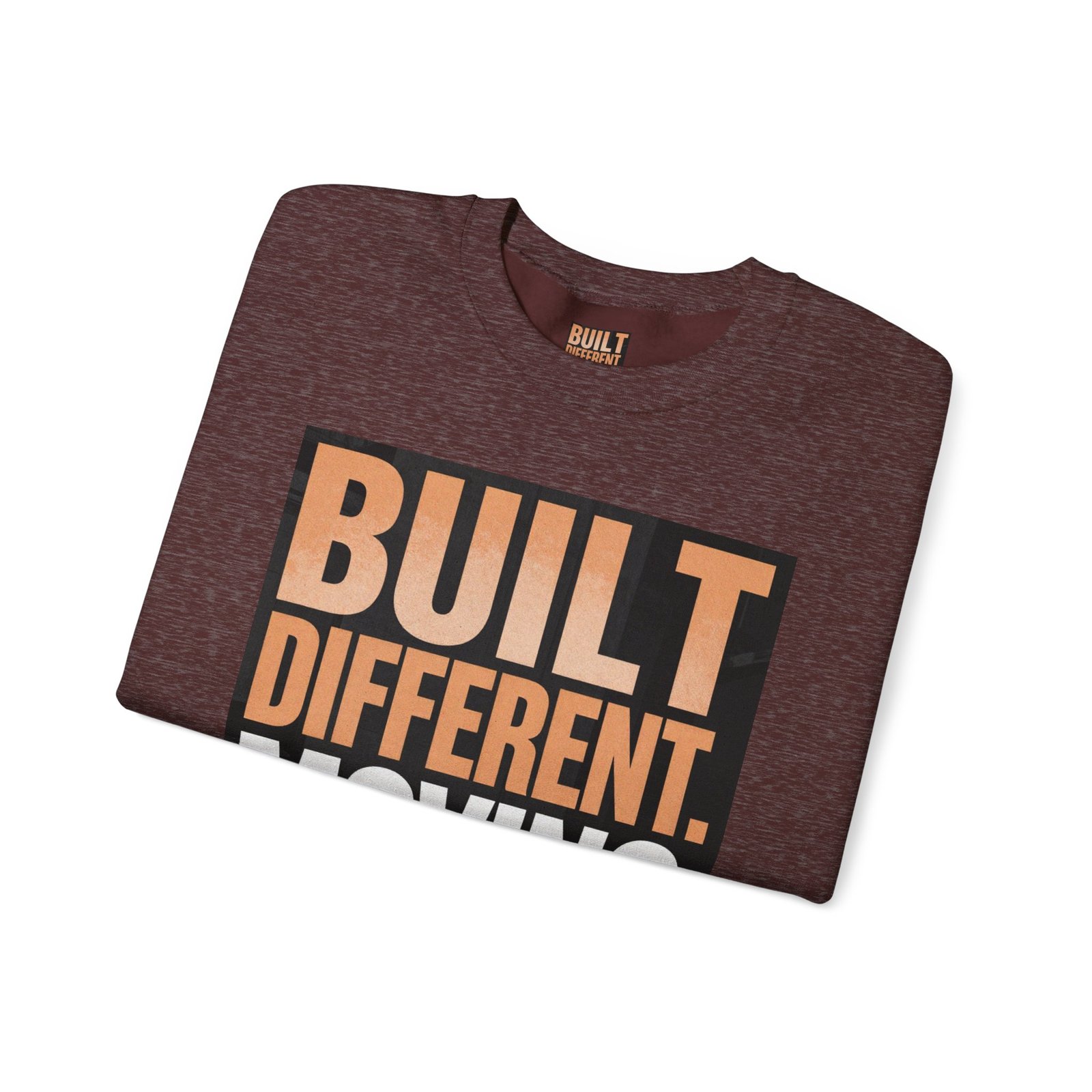 Built Different Crewneck Sweatshirt — "Built Different. Moving Different." Graphic Pullover - Image 15