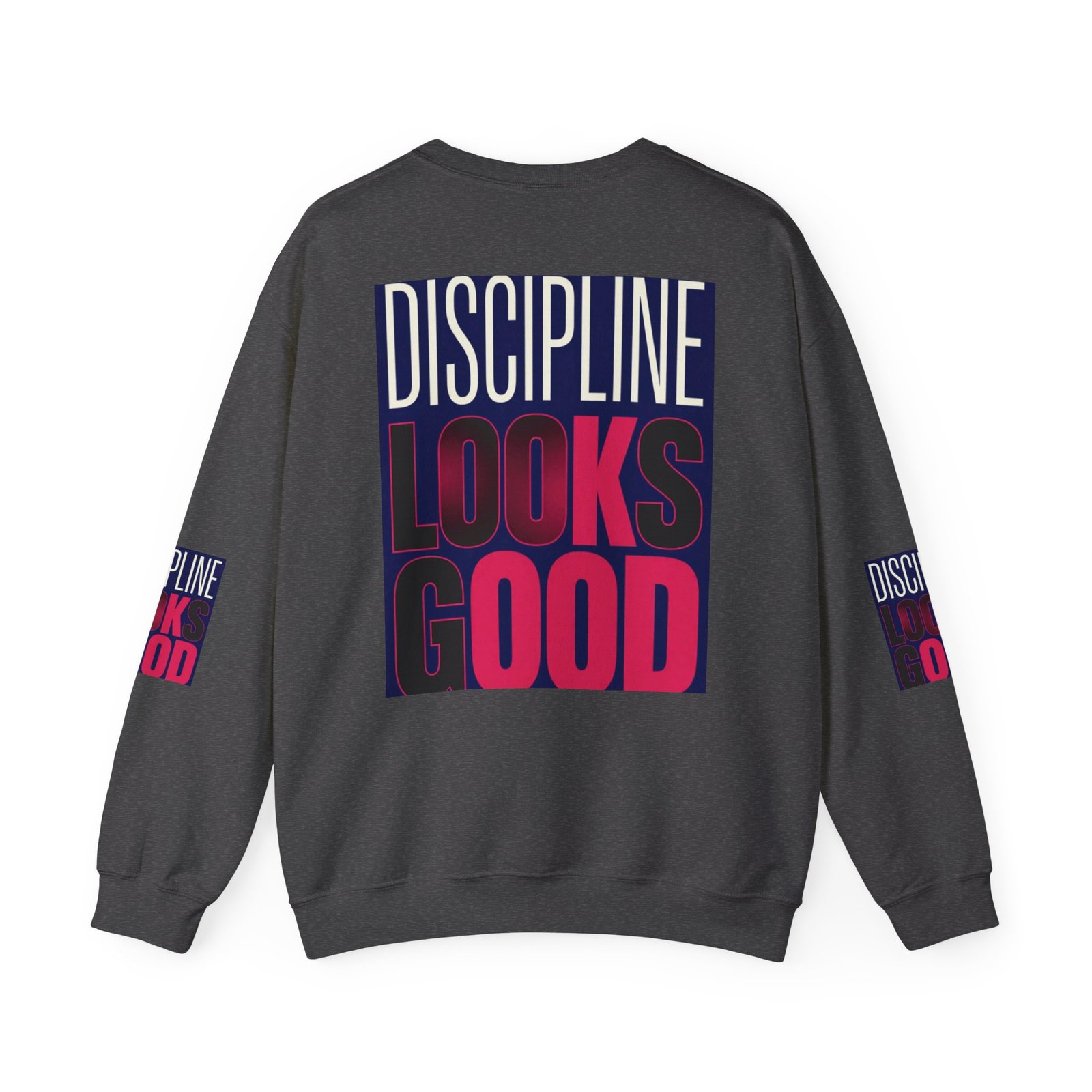 Discipline Looks Good Sweatshirt — Motivational Graphic Crewneck - Image 34