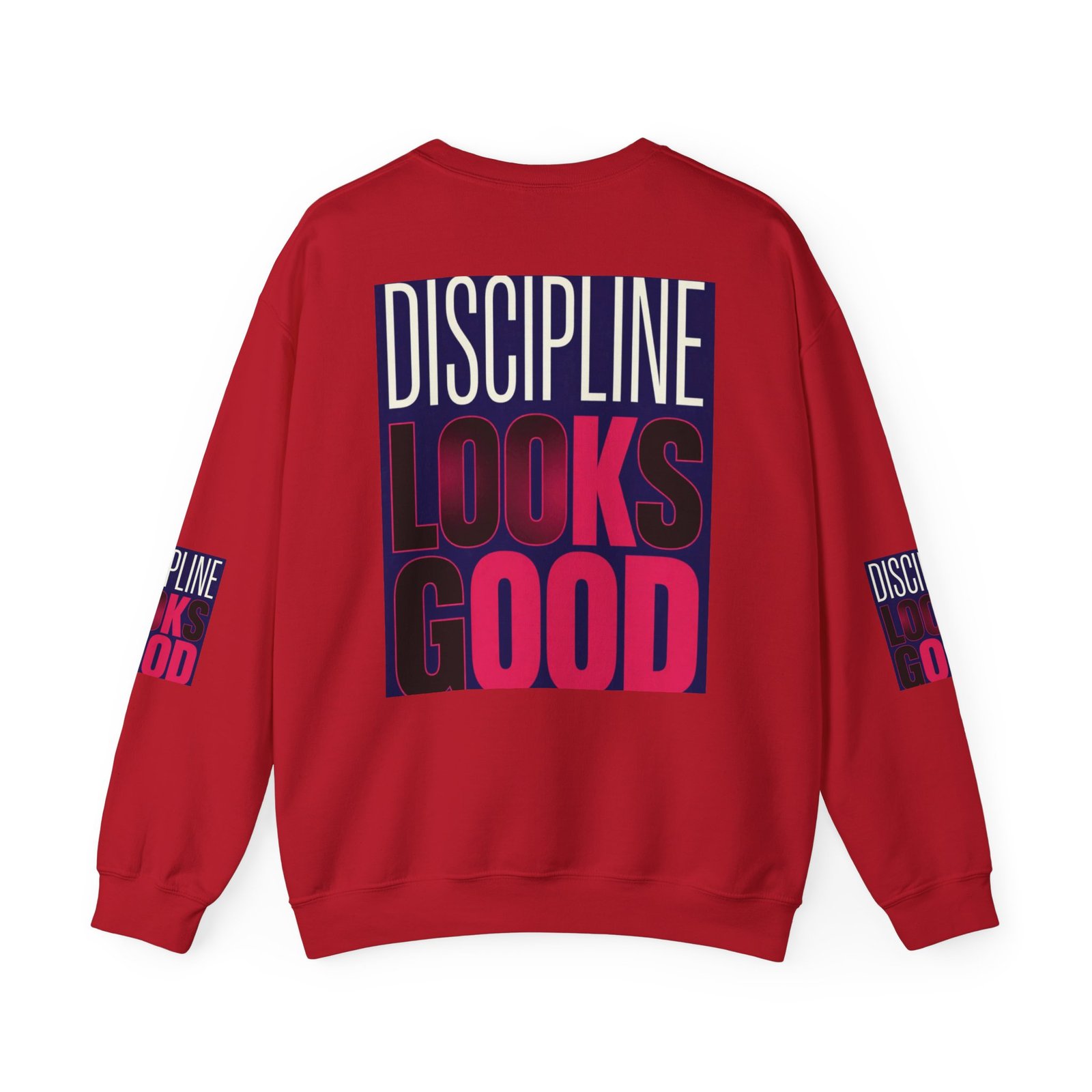 Discipline Looks Good Sweatshirt — Motivational Graphic Crewneck - Image 54