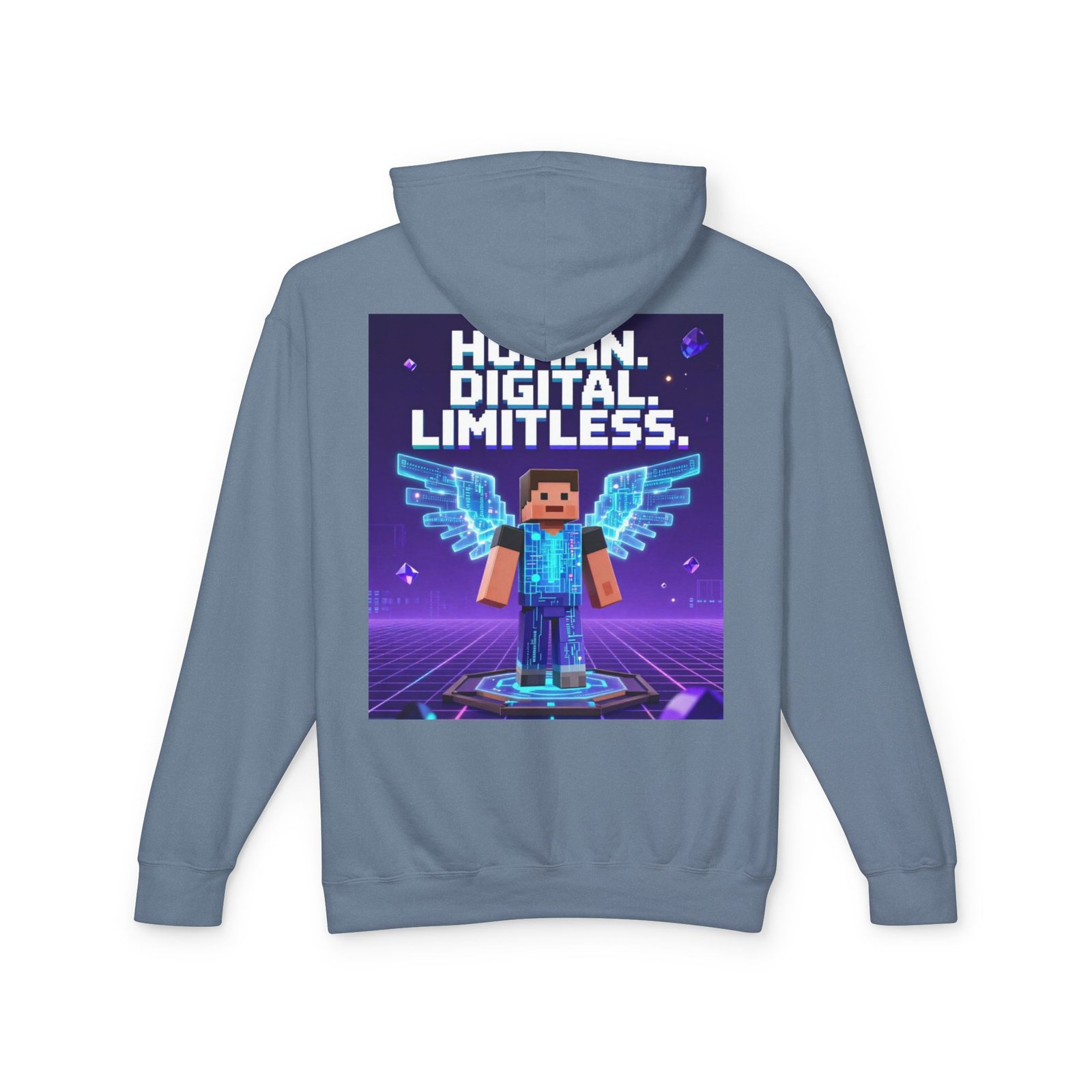 Digital Angel Hoodie — "Human. Digital. Limitless." Gamer Sweatshirt - Image 34