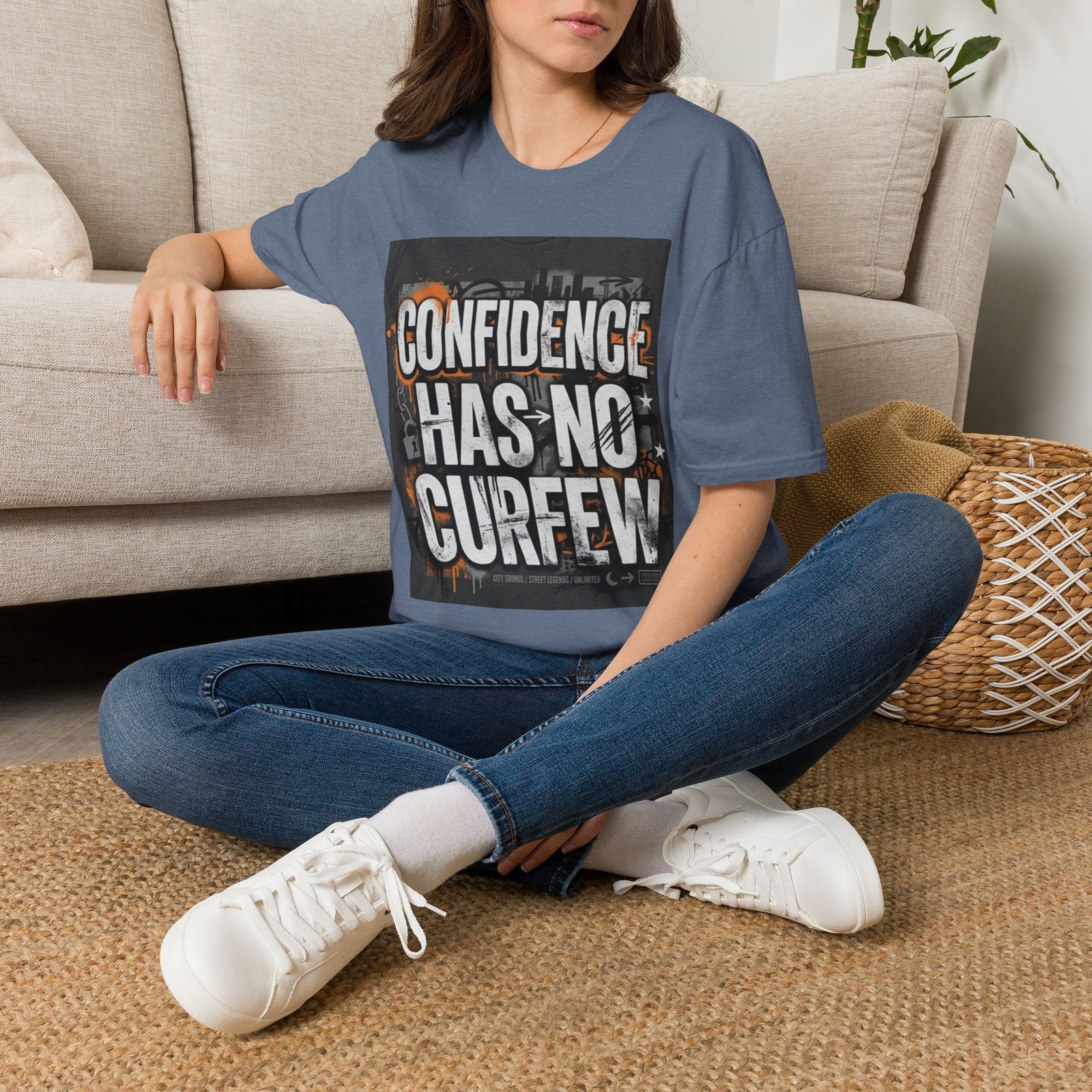 Confidence Has No Curfew T-Shirt — Empowering Urban Graphic Tee - Image 30