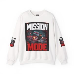 Mission Mode Crewneck Sweatshirt — Gaming Graphic Streetwear