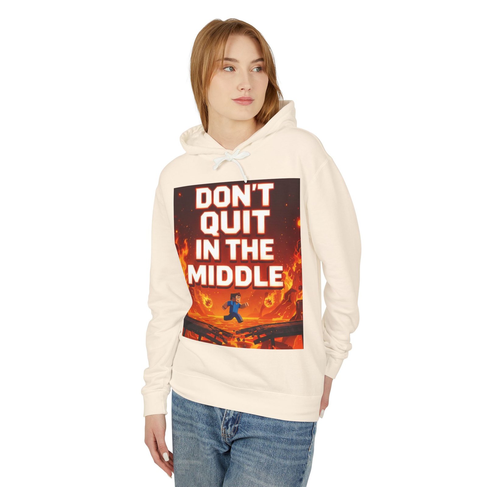 Motivational Hoodie — “Don’t Quit in the Middle” Inspirational Pullover - Image 3