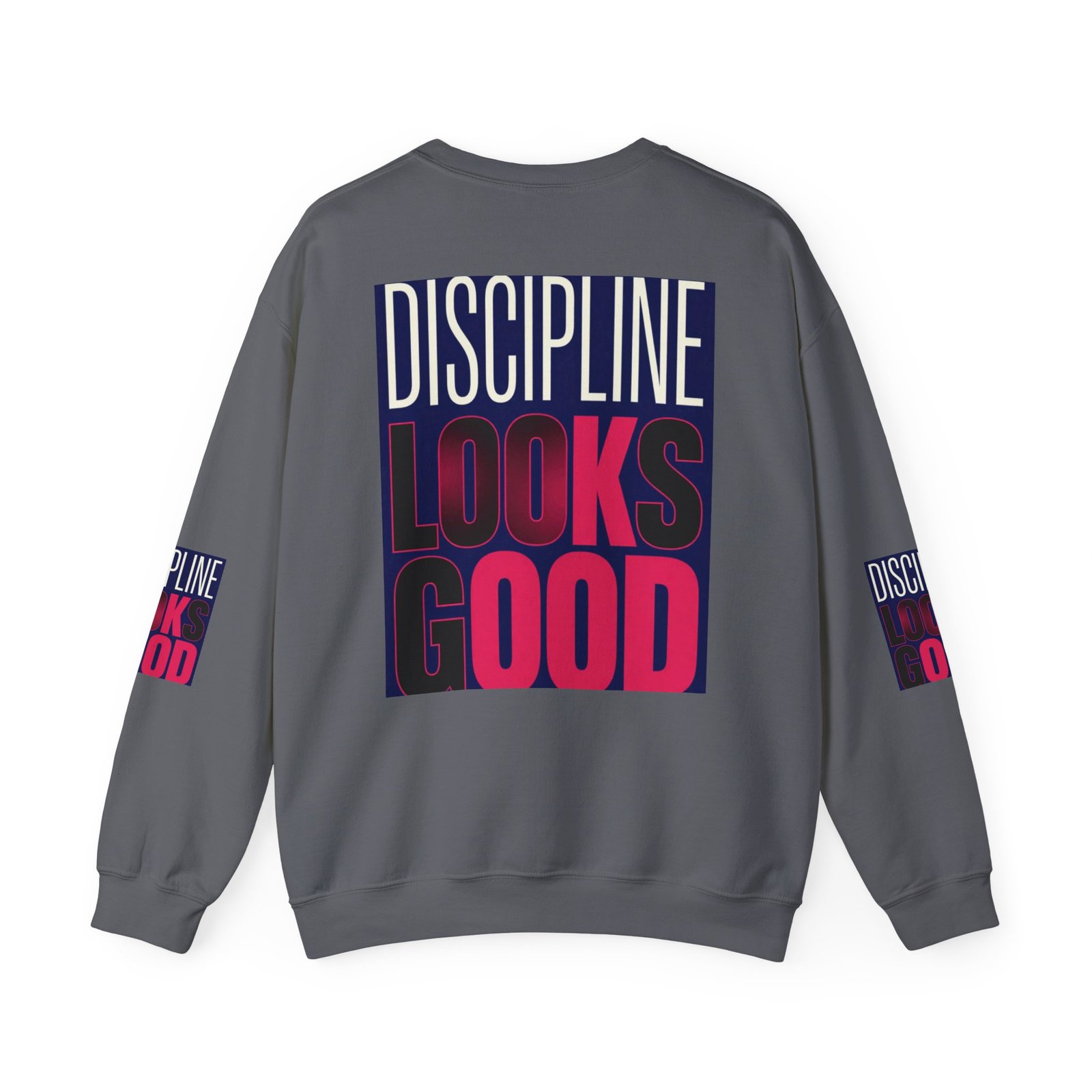 Discipline Looks Good Sweatshirt — Motivational Graphic Crewneck - Image 38