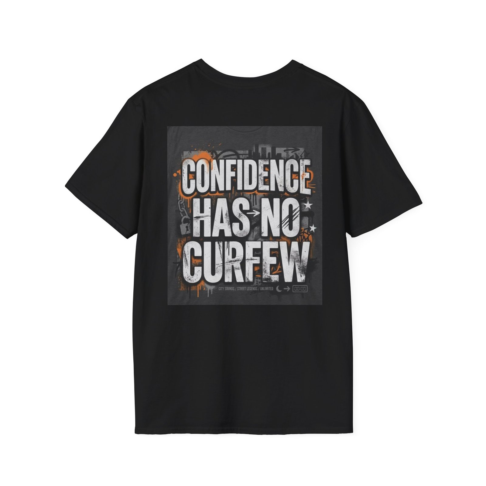 Confidence Has No Curfew T-Shirt — Empowering Urban Graphic Tee - Image 8