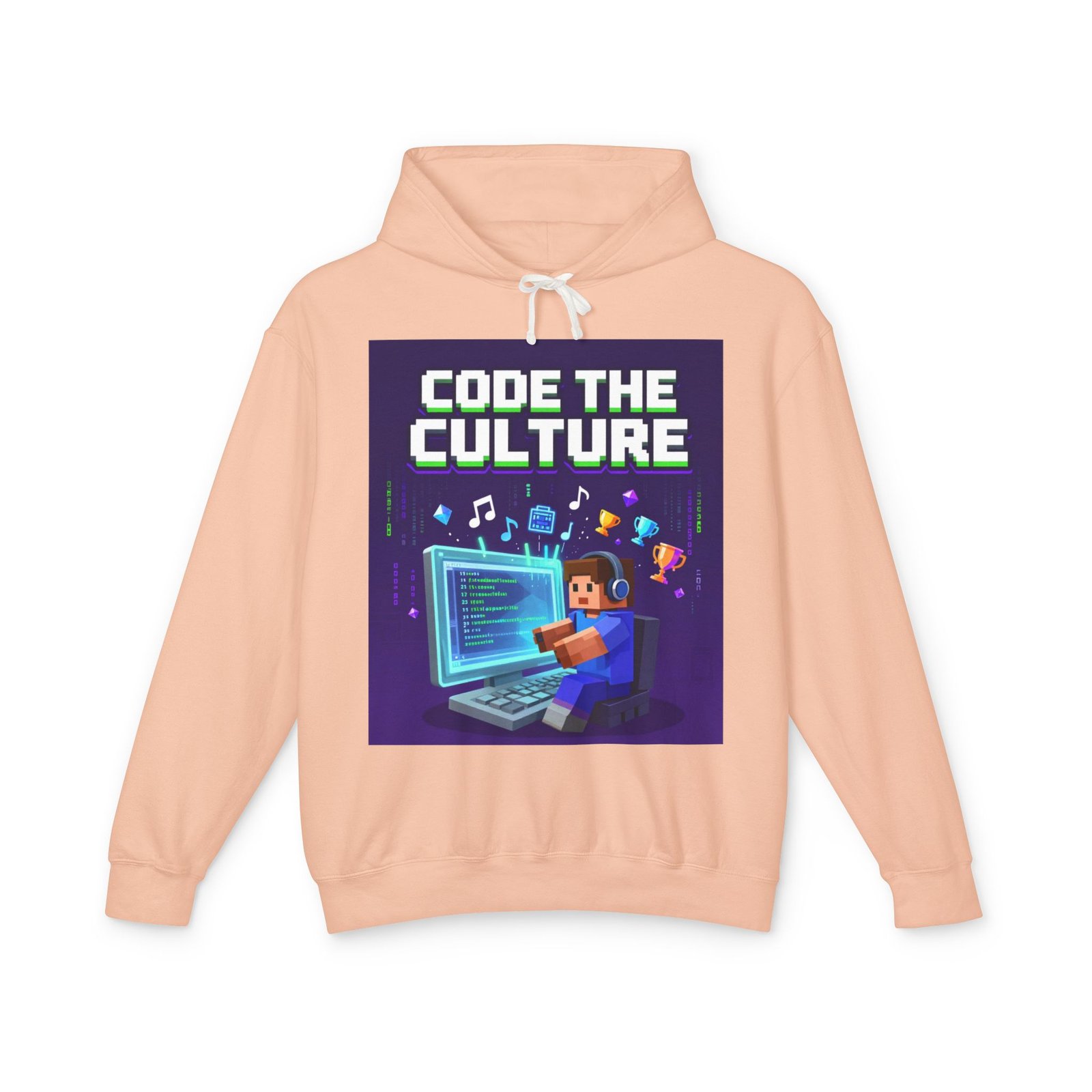 Code the Culture Hoodie — Gamer Programmer Graphic Pullover - Image 17
