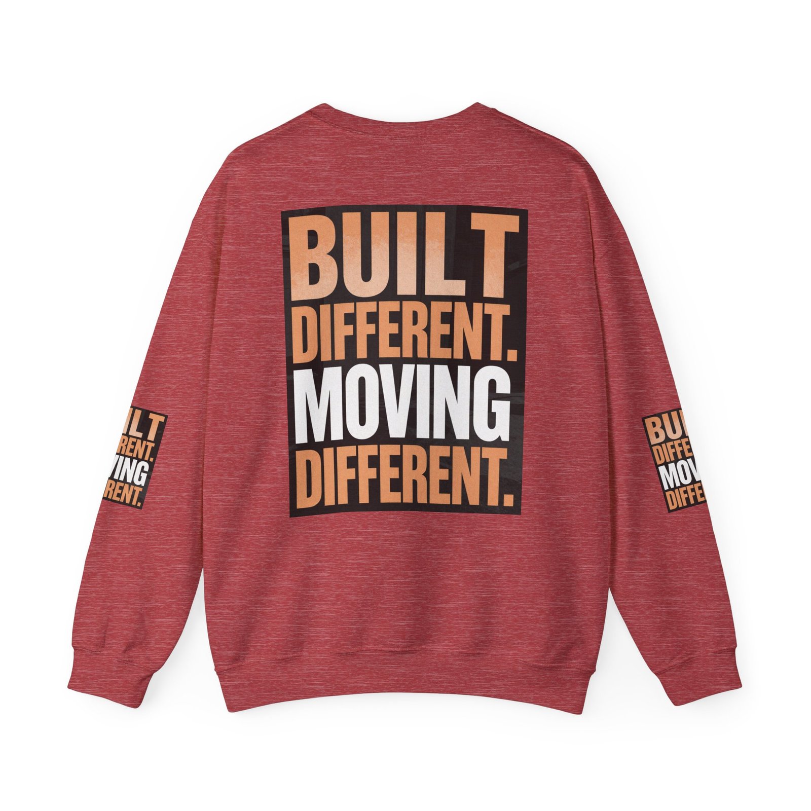 Built Different Crewneck Sweatshirt — "Built Different. Moving Different." Graphic Pullover - Image 42