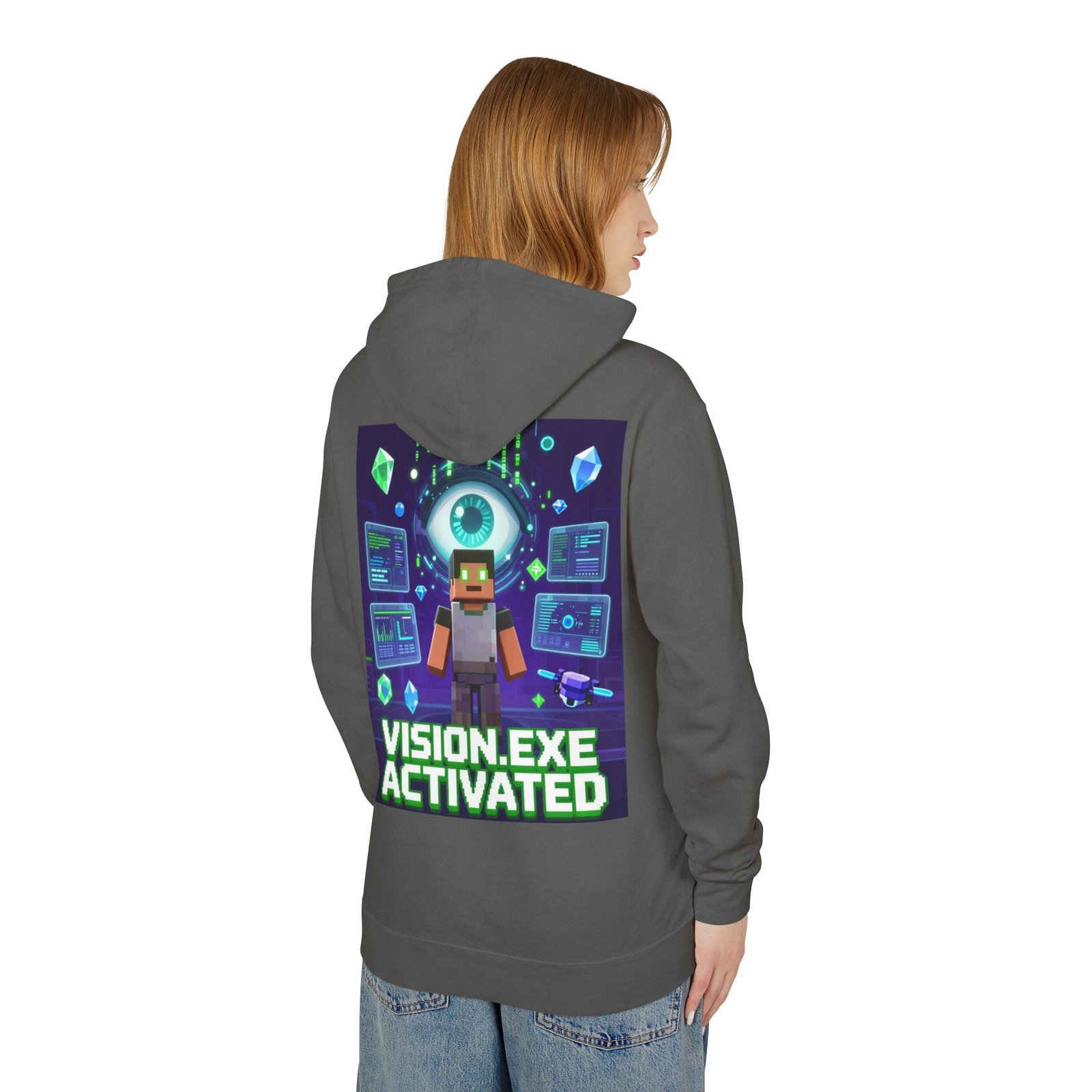 Vision.exe Activated Hoodie — Retro Gamer Tech Graphic Sweatshirt - Image 24