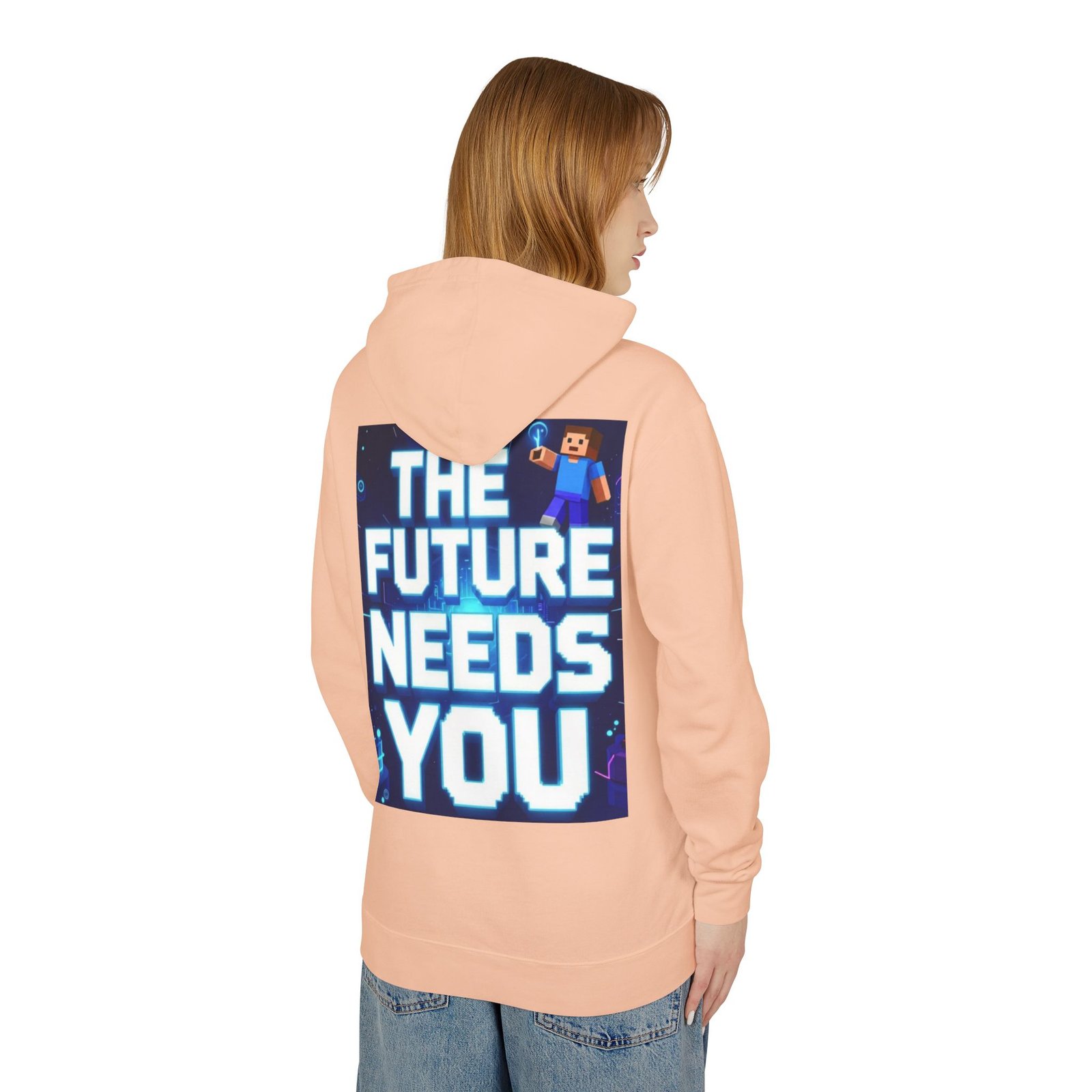 Hoodie — "The Future Needs You" Motivational Graphic Hoodie - Image 20