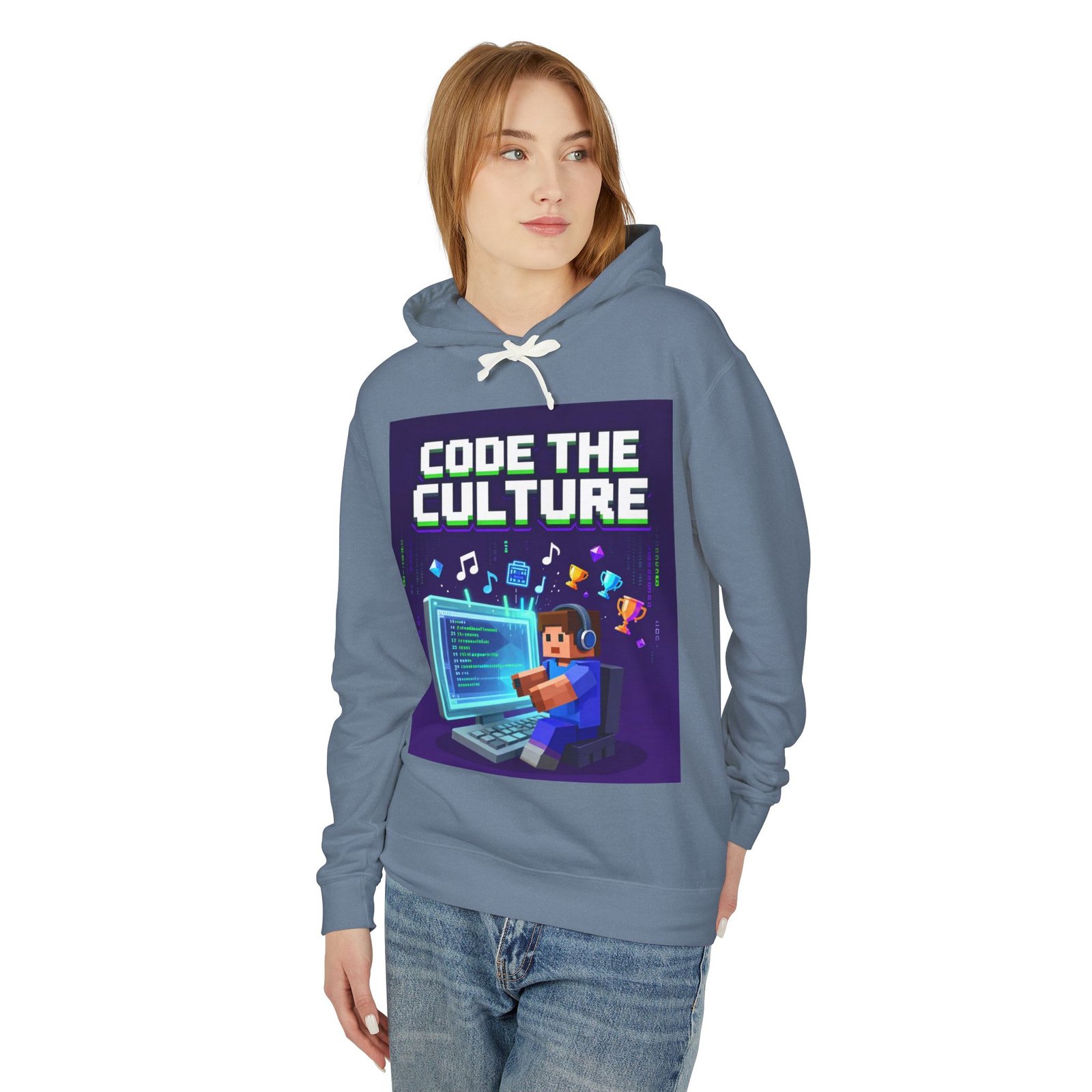 Code the Culture Hoodie — Gamer Programmer Graphic Pullover - Image 35