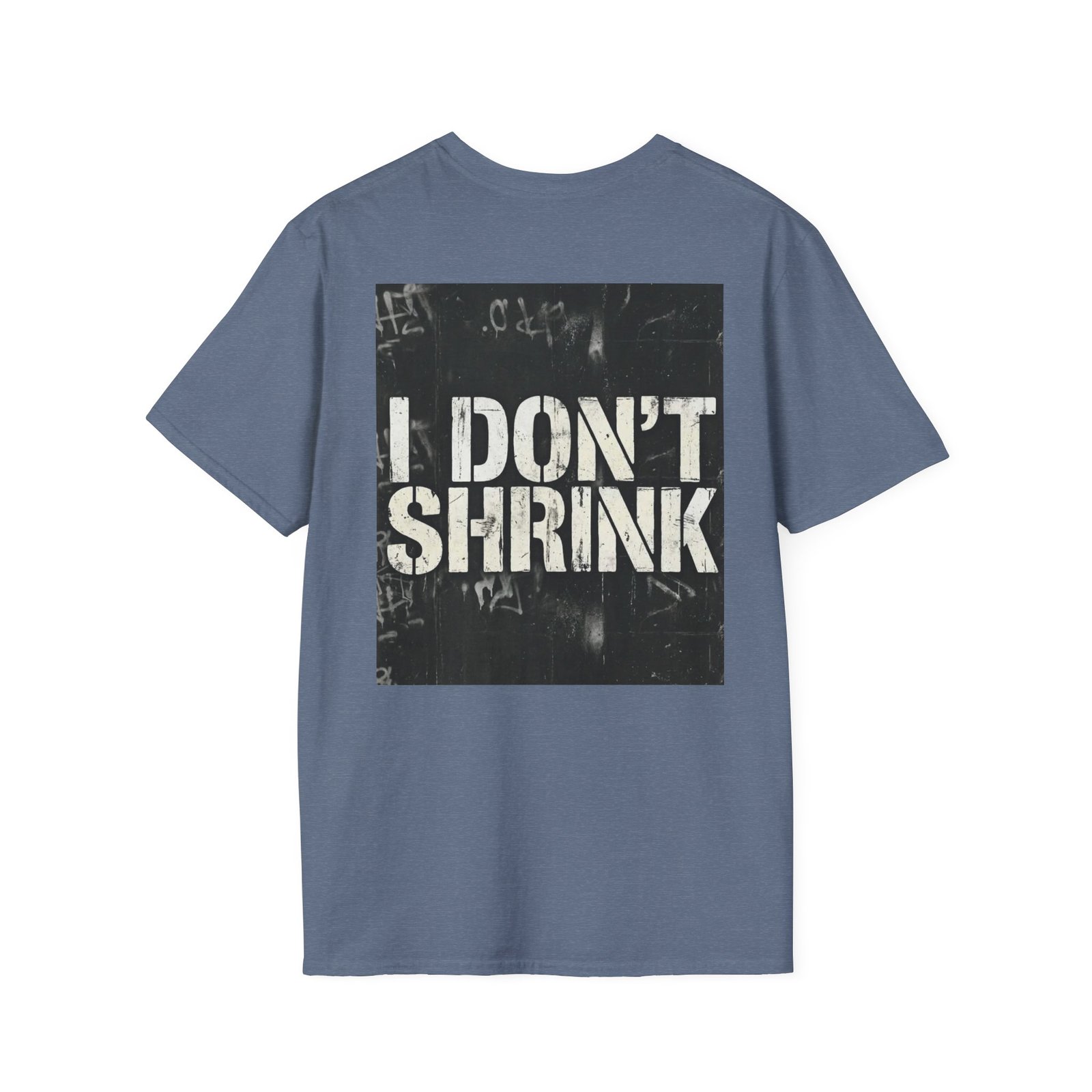 I Don't Shrink T-Shirt — Vintage Stencil Graphic Tee - Image 32