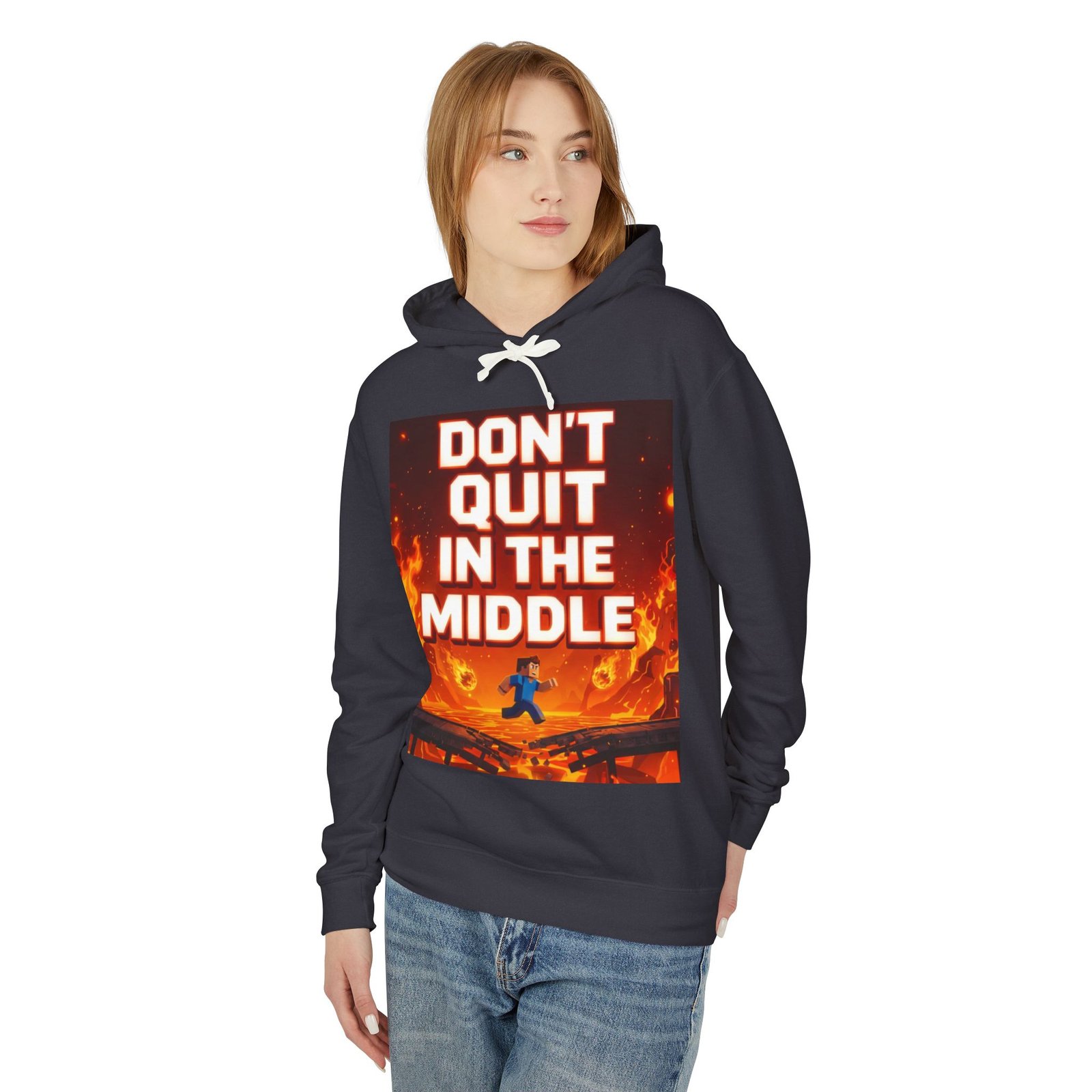 Motivational Hoodie — “Don’t Quit in the Middle” Inspirational Pullover - Image 39