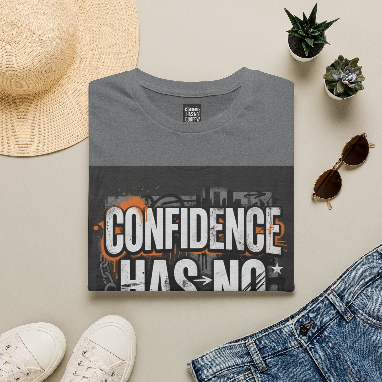 Confidence Has No Curfew T-Shirt — Empowering Urban Graphic Tee - Image 21