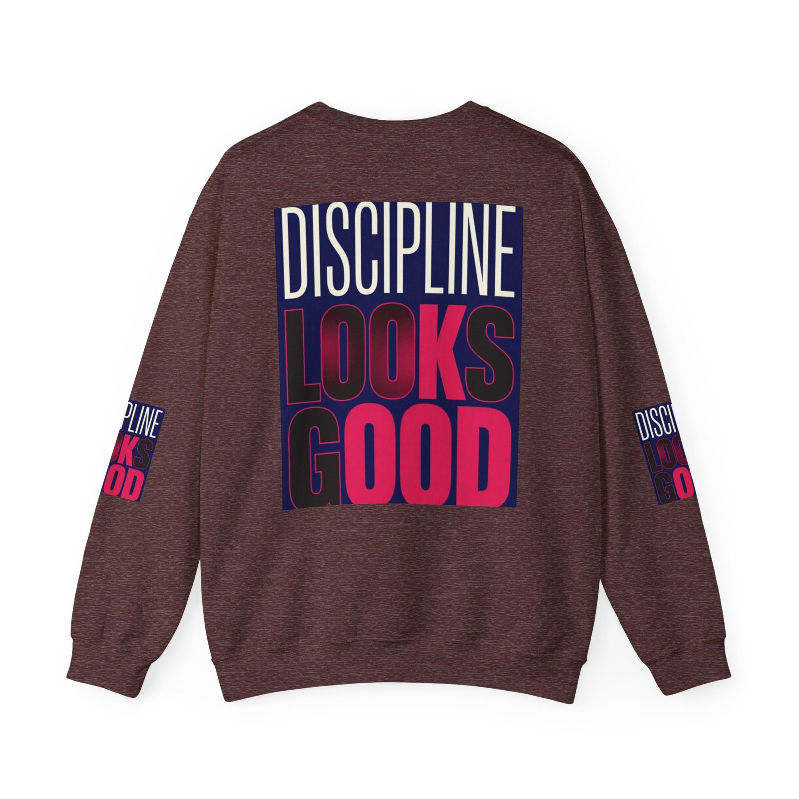 Discipline Looks Good Sweatshirt — Motivational Graphic Crewneck - Image 14