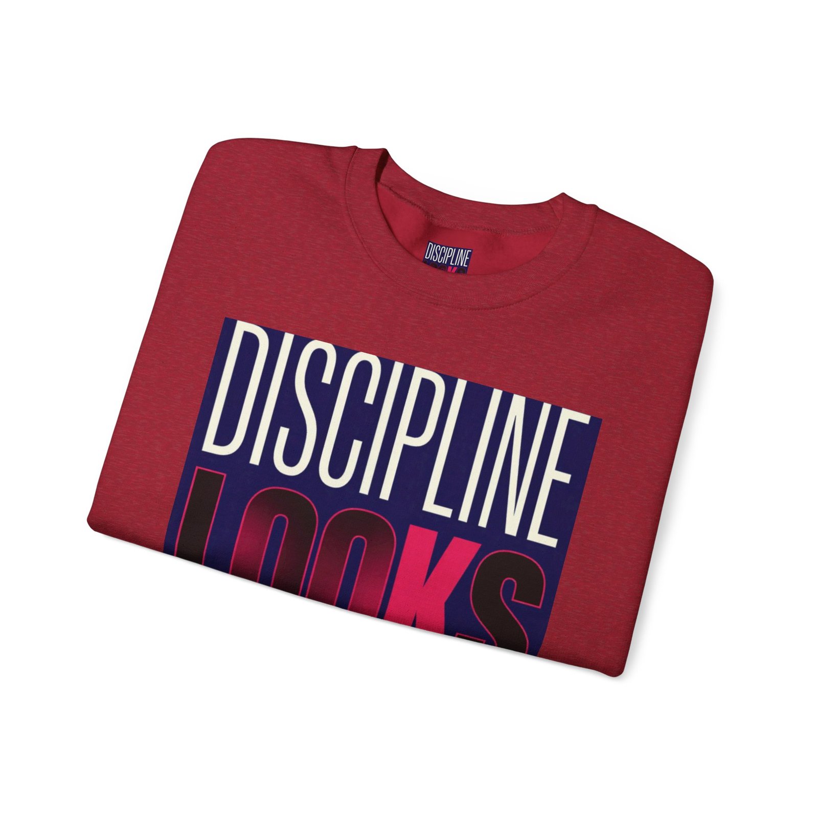 Discipline Looks Good Sweatshirt — Motivational Graphic Crewneck - Image 51