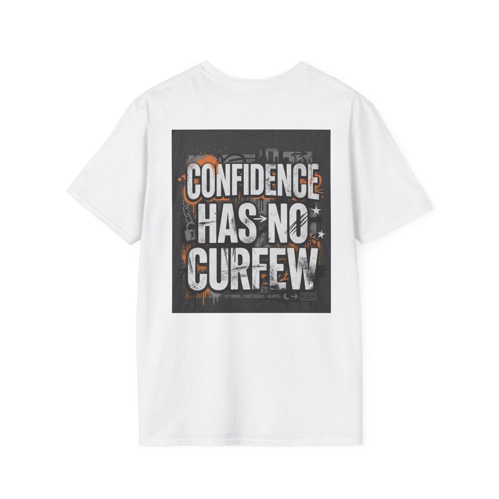 Confidence Has No Curfew T-Shirt — Empowering Urban Graphic Tee - Image 4