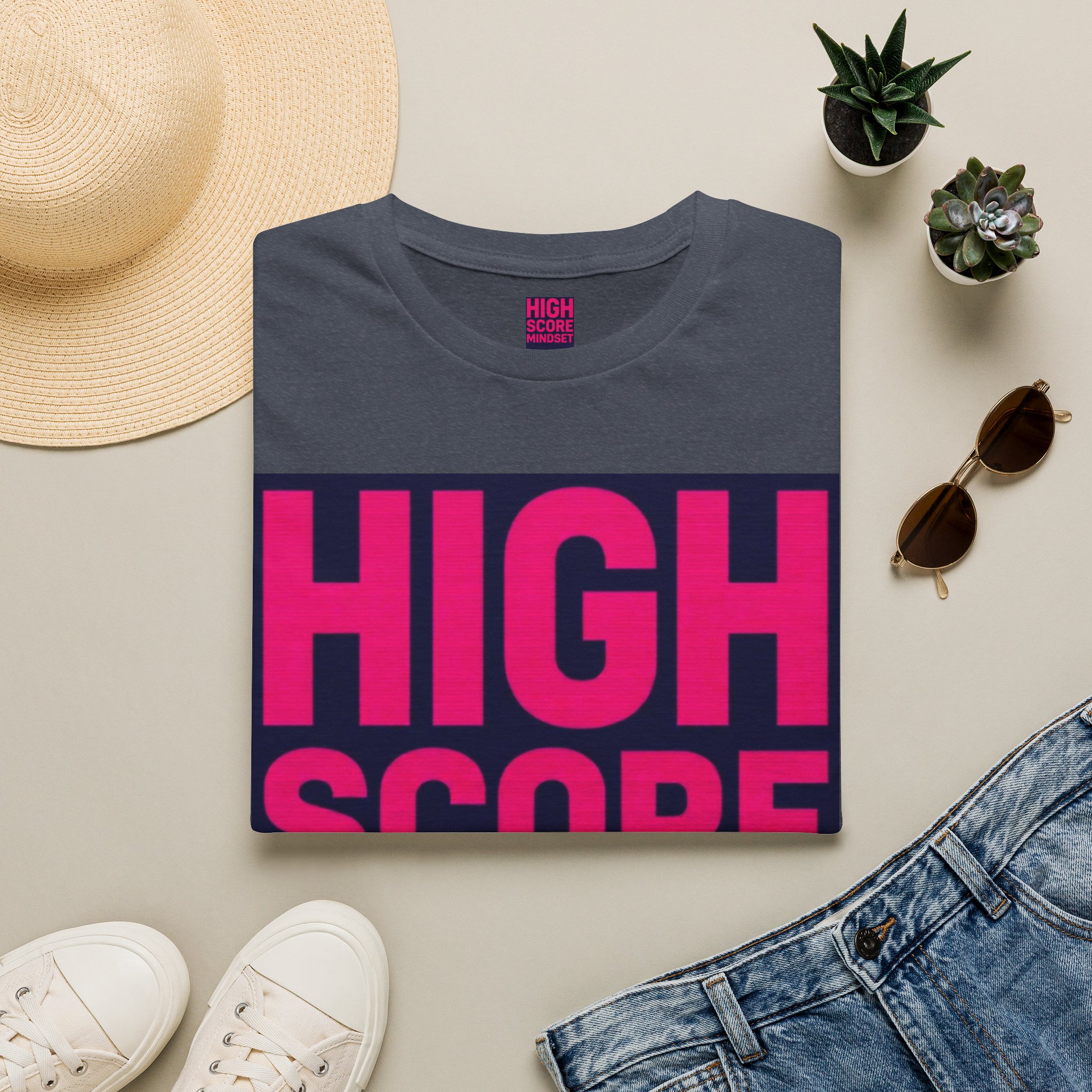 High Score Mindset T-Shirt — Retro Bold Motivational Tee - Image 41