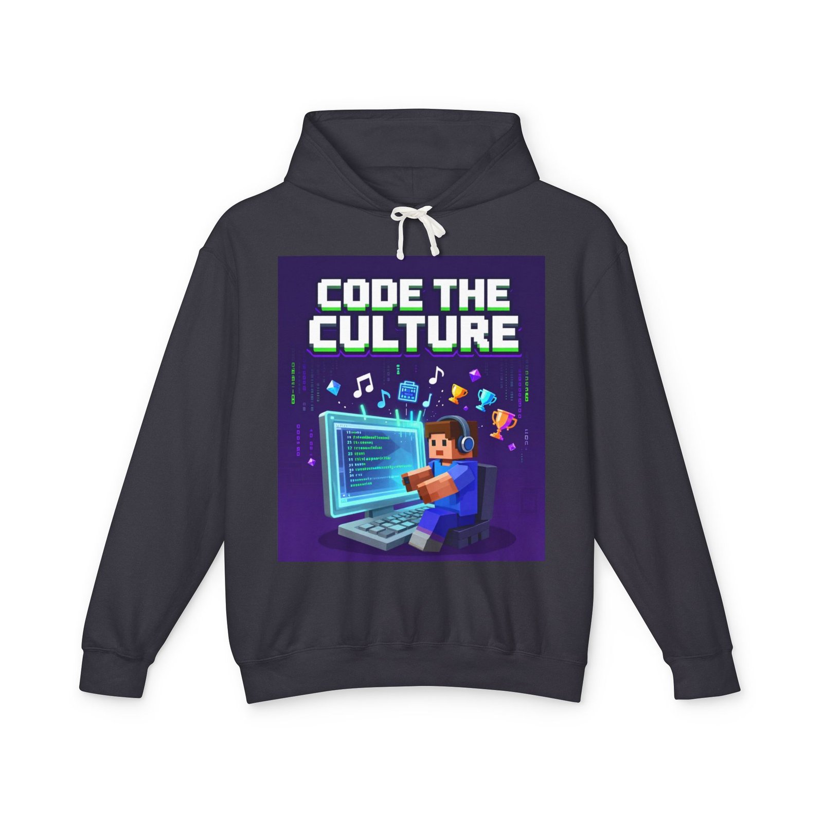 Code the Culture Hoodie — Gamer Programmer Graphic Pullover - Image 37
