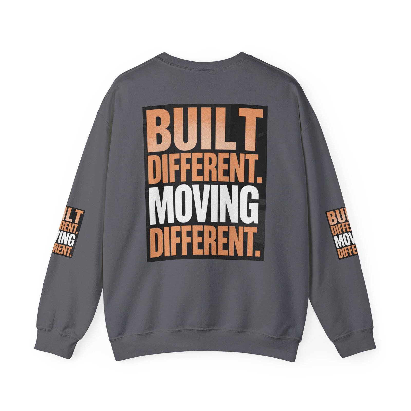 Built Different Crewneck Sweatshirt — "Built Different. Moving Different." Graphic Pullover - Image 38