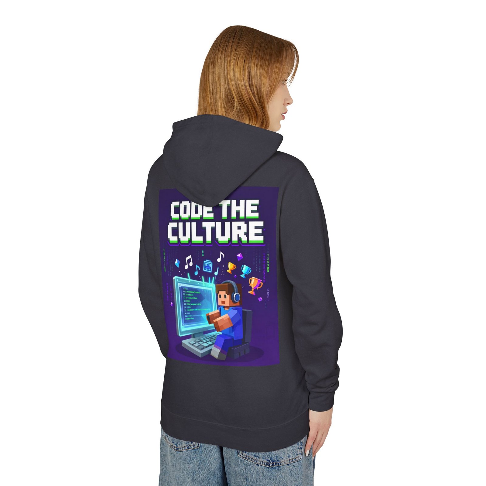 Code the Culture Hoodie — Gamer Programmer Graphic Pullover - Image 40